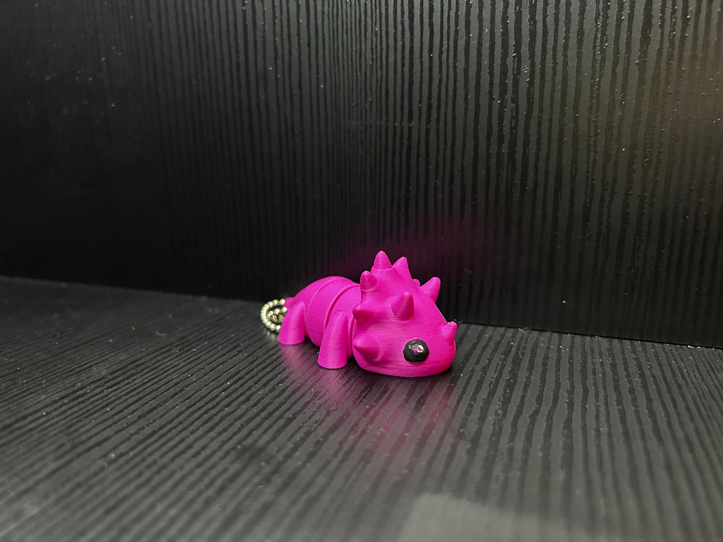 Triceratops keychain