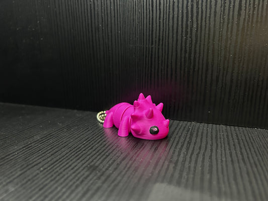 Triceratops keychain
