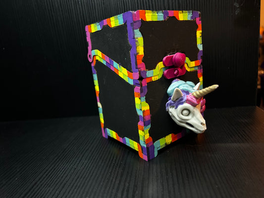 Unicorn Skeleton Deck Box