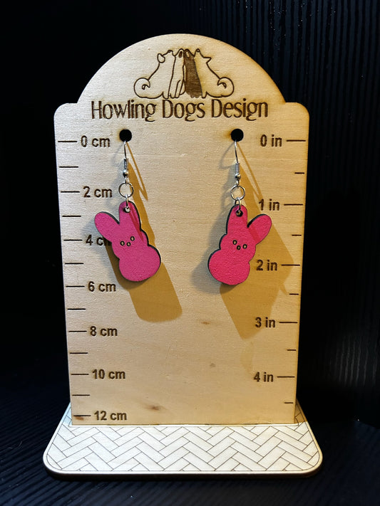 Peeps Bunny earrings