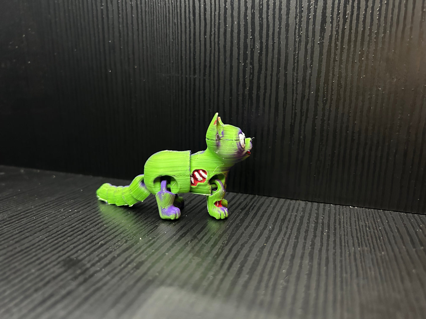 Articulated zombie cat