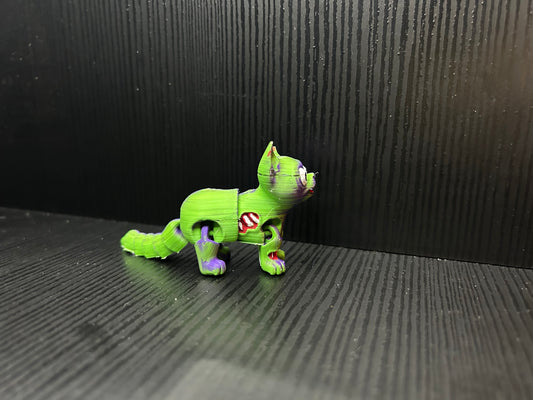 Articulated zombie cat