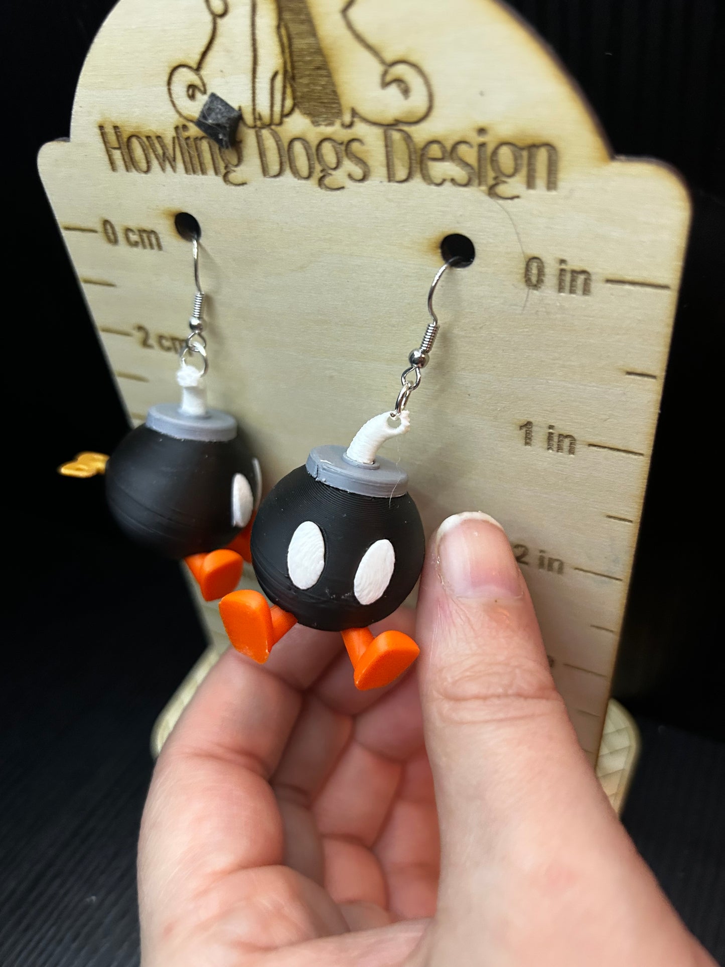 Bob Omb Earrings