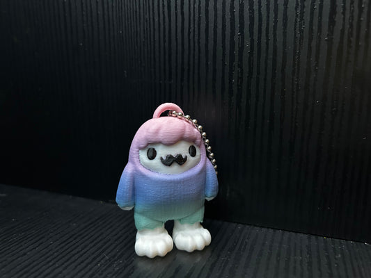 Cute Bigfoot Keychain