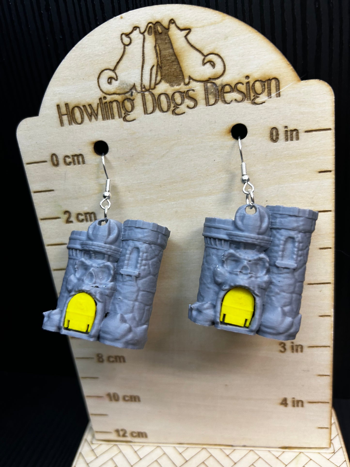 Castle Grayskull Earrings