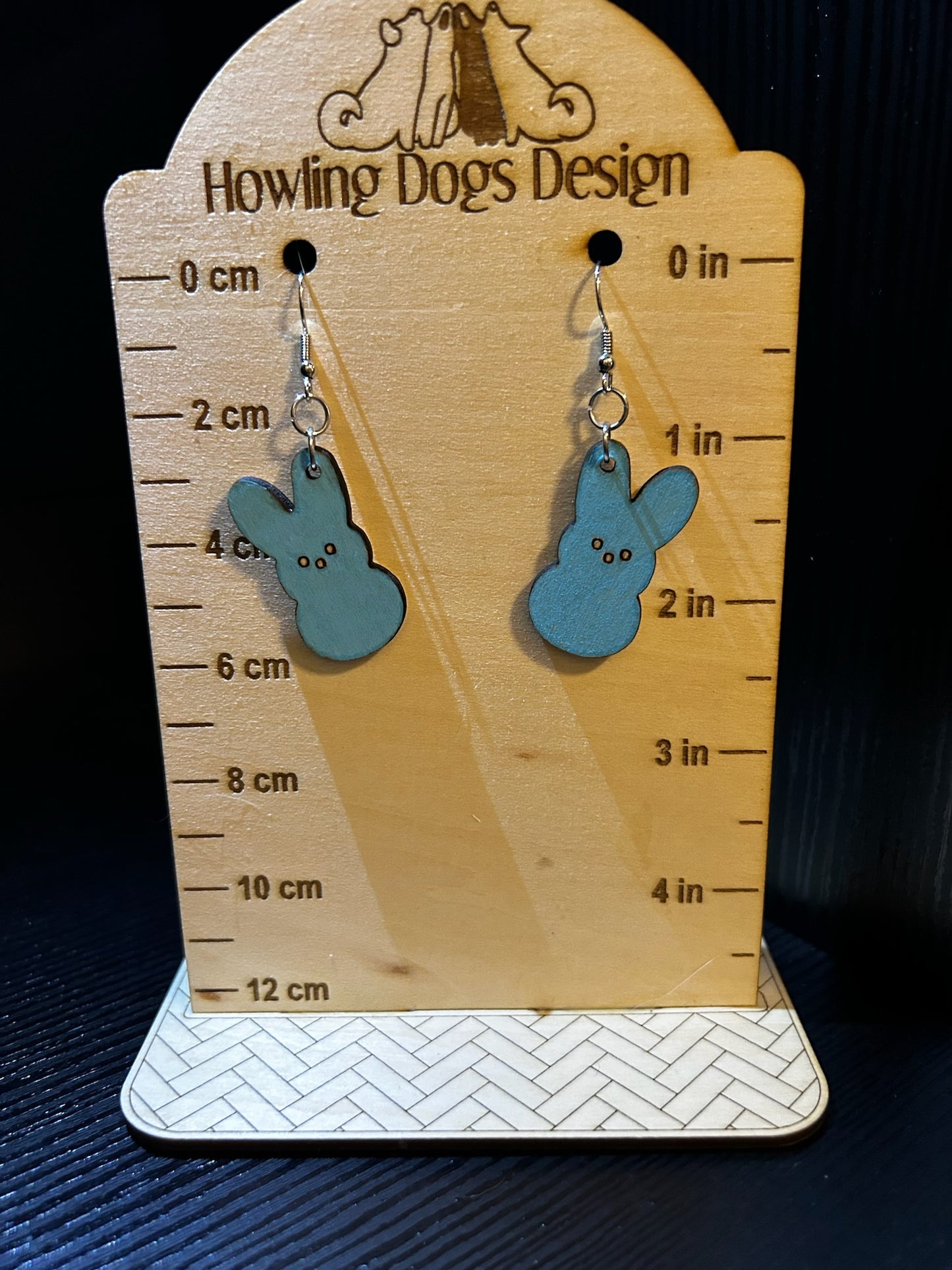 Peeps Bunny earrings
