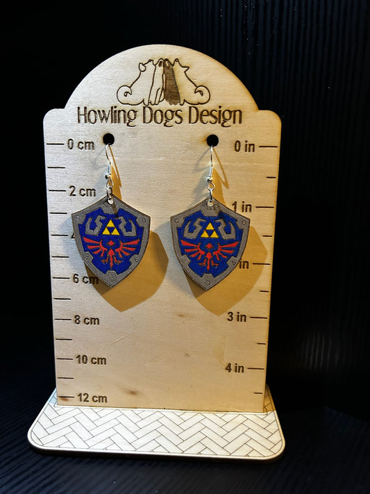 Hyrule Shield earrings