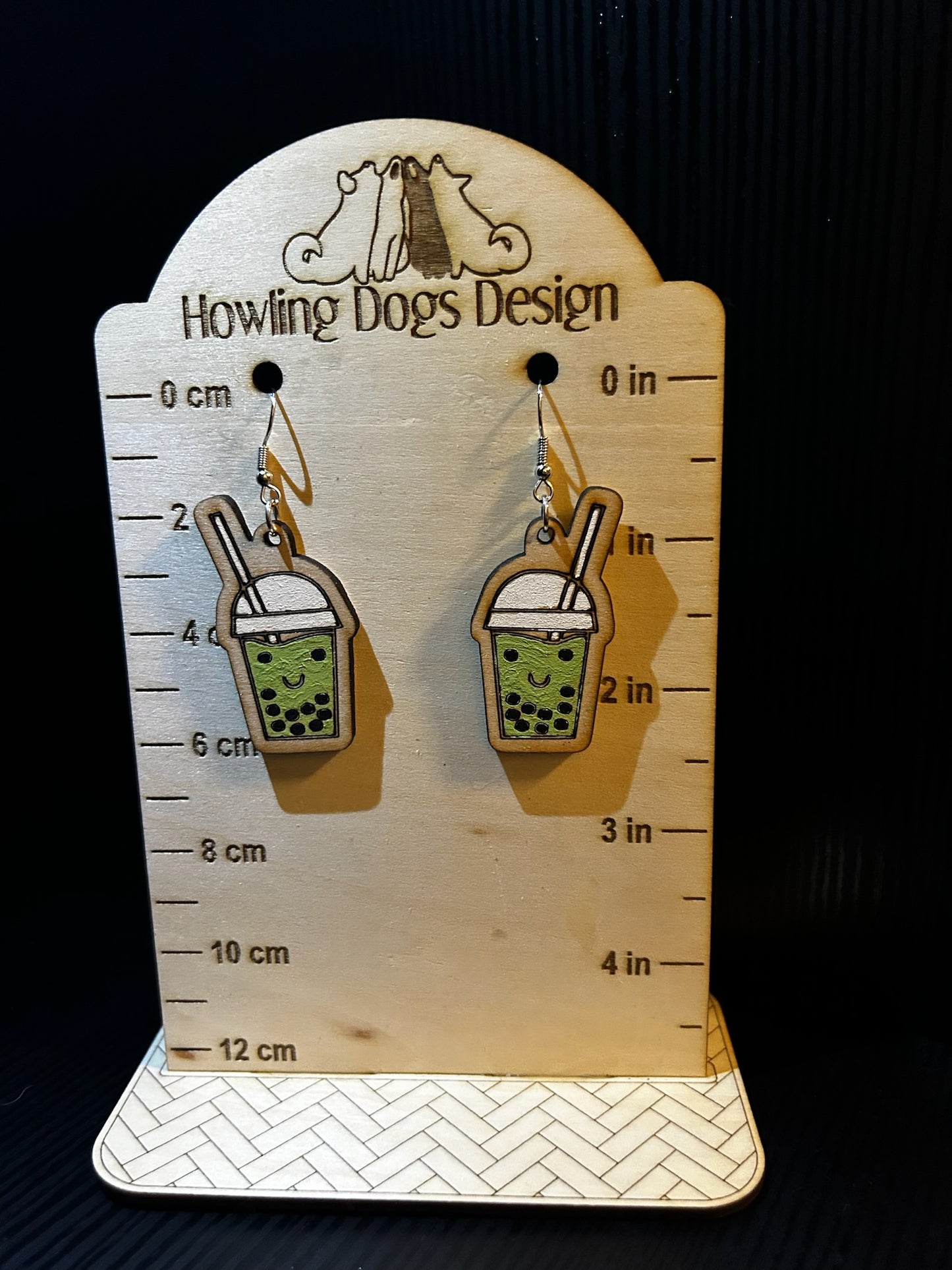Boba earrings