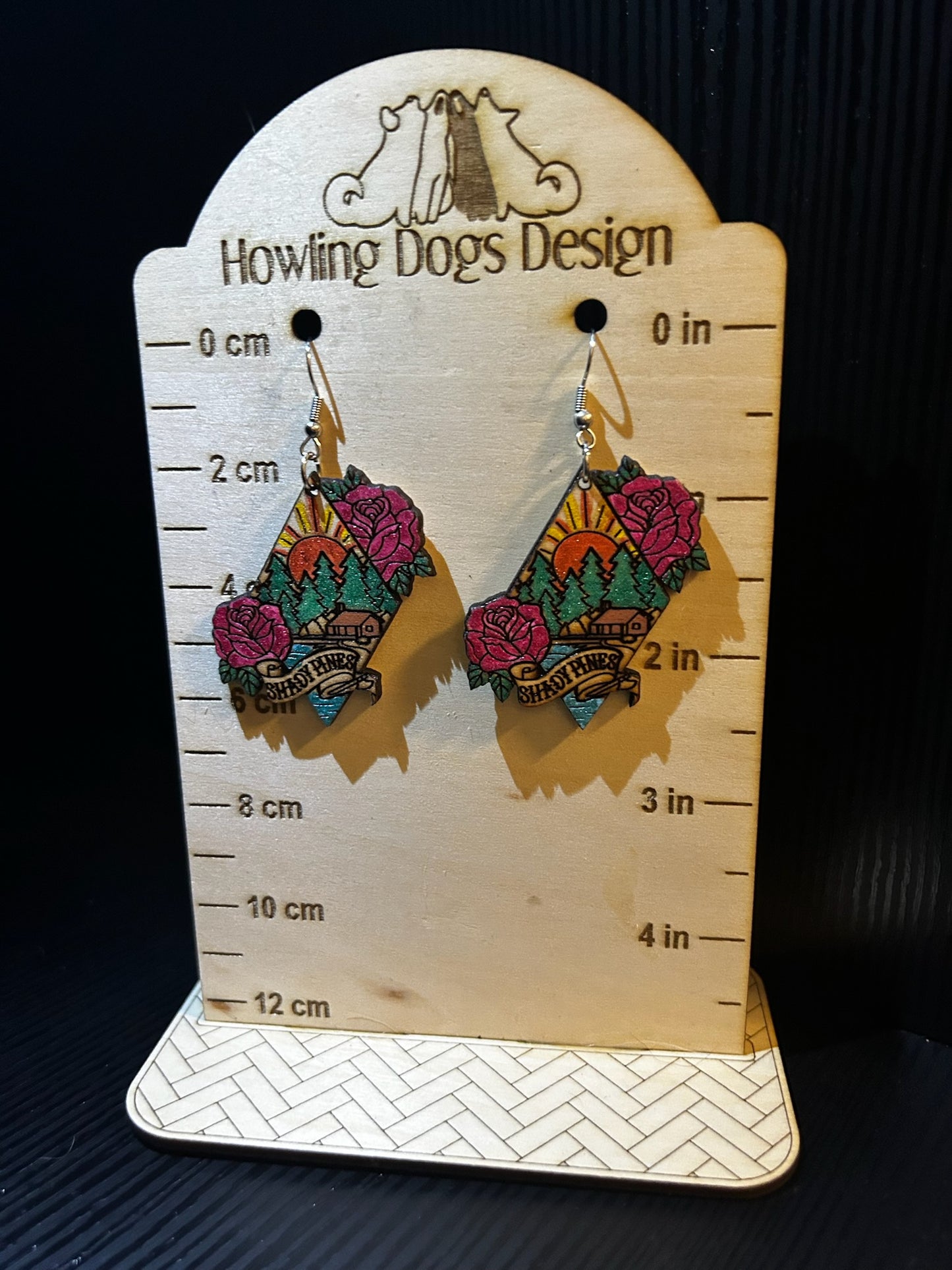 Golden Girls Shady Pines earrings