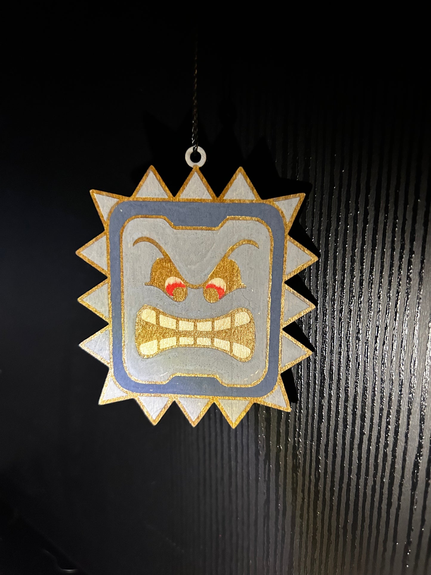 Mario Thwomp ornament