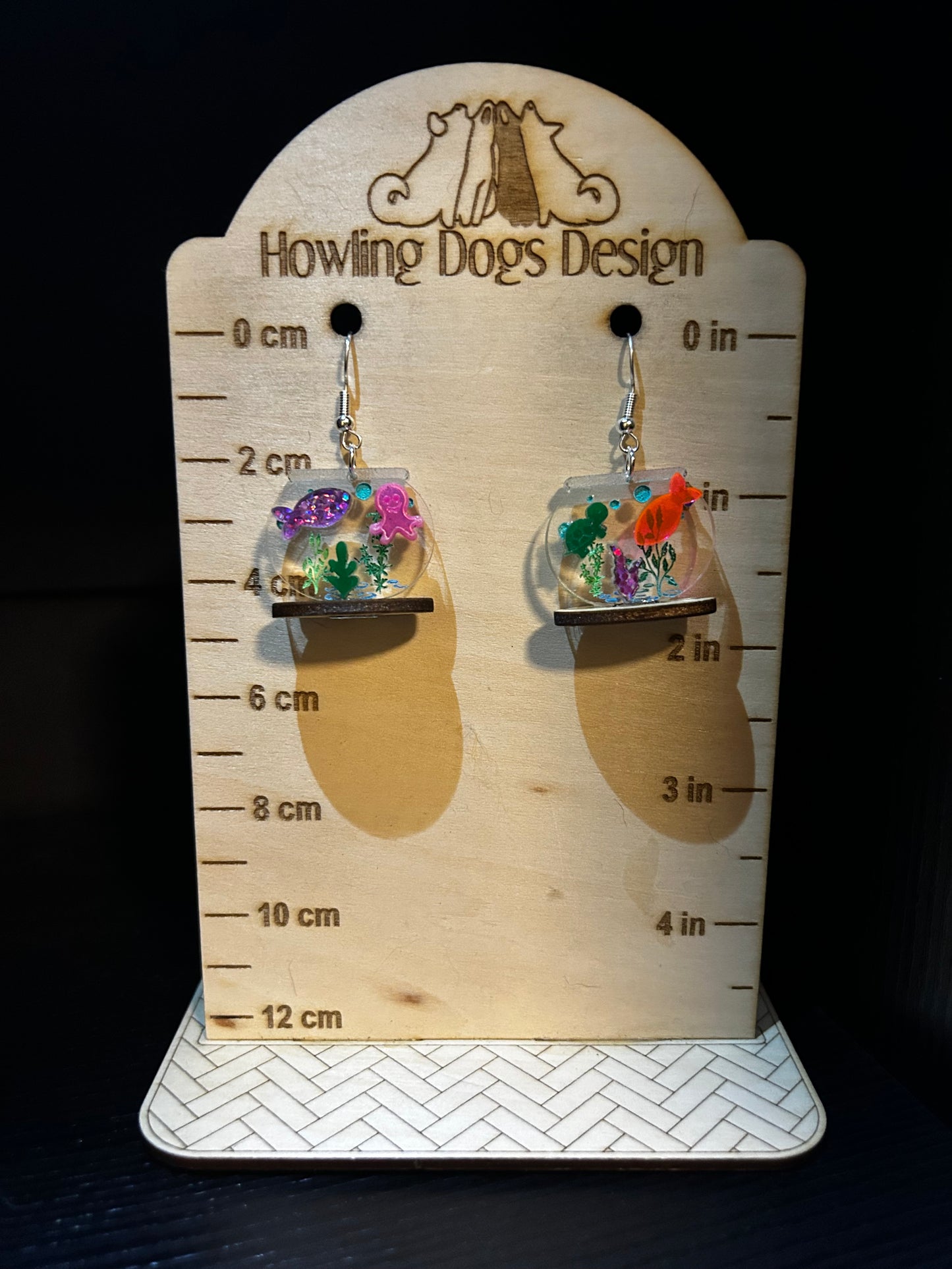 Fish Bowl Earrings