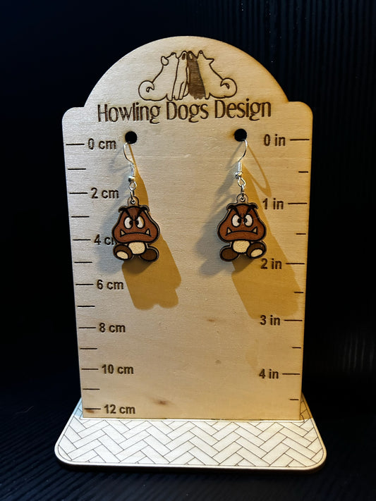 Goomba earrings