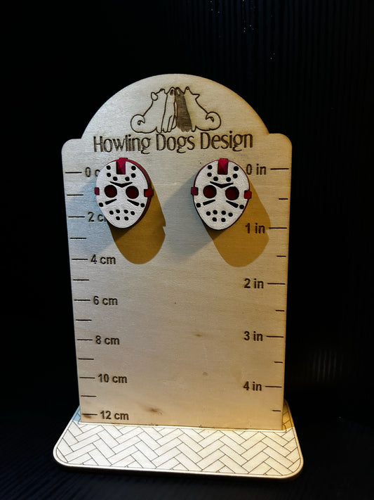 Jason Mask Earrings