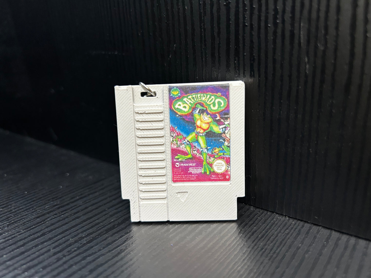 NES cartridge keychain
