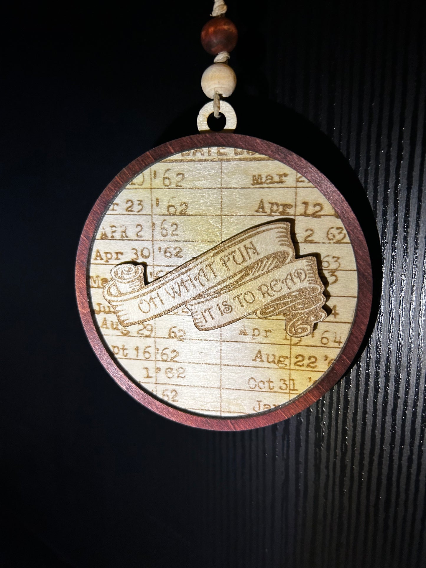 Oh what fun it is to read ornament