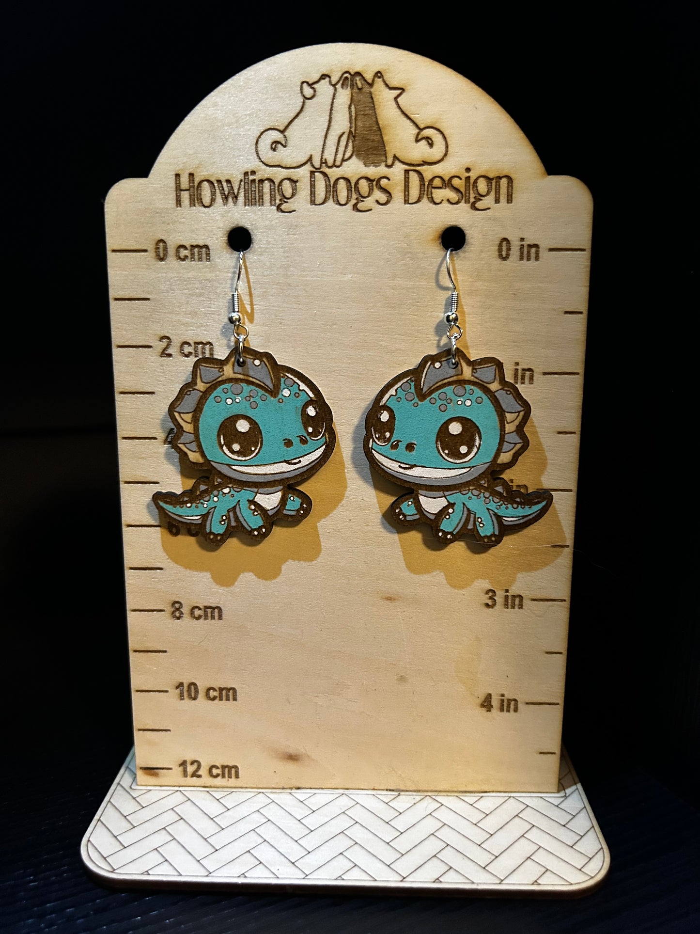 Loch Ness Monster Earrings