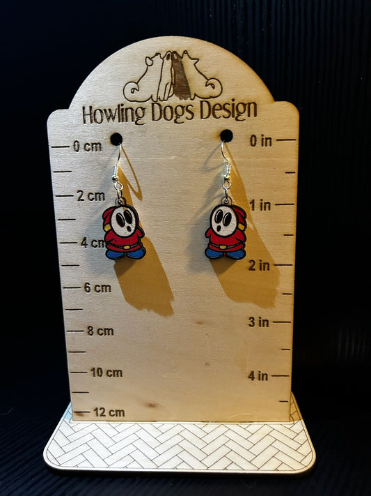 Shy Guy earrings