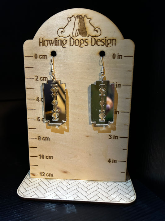 Razor Blade Earrings