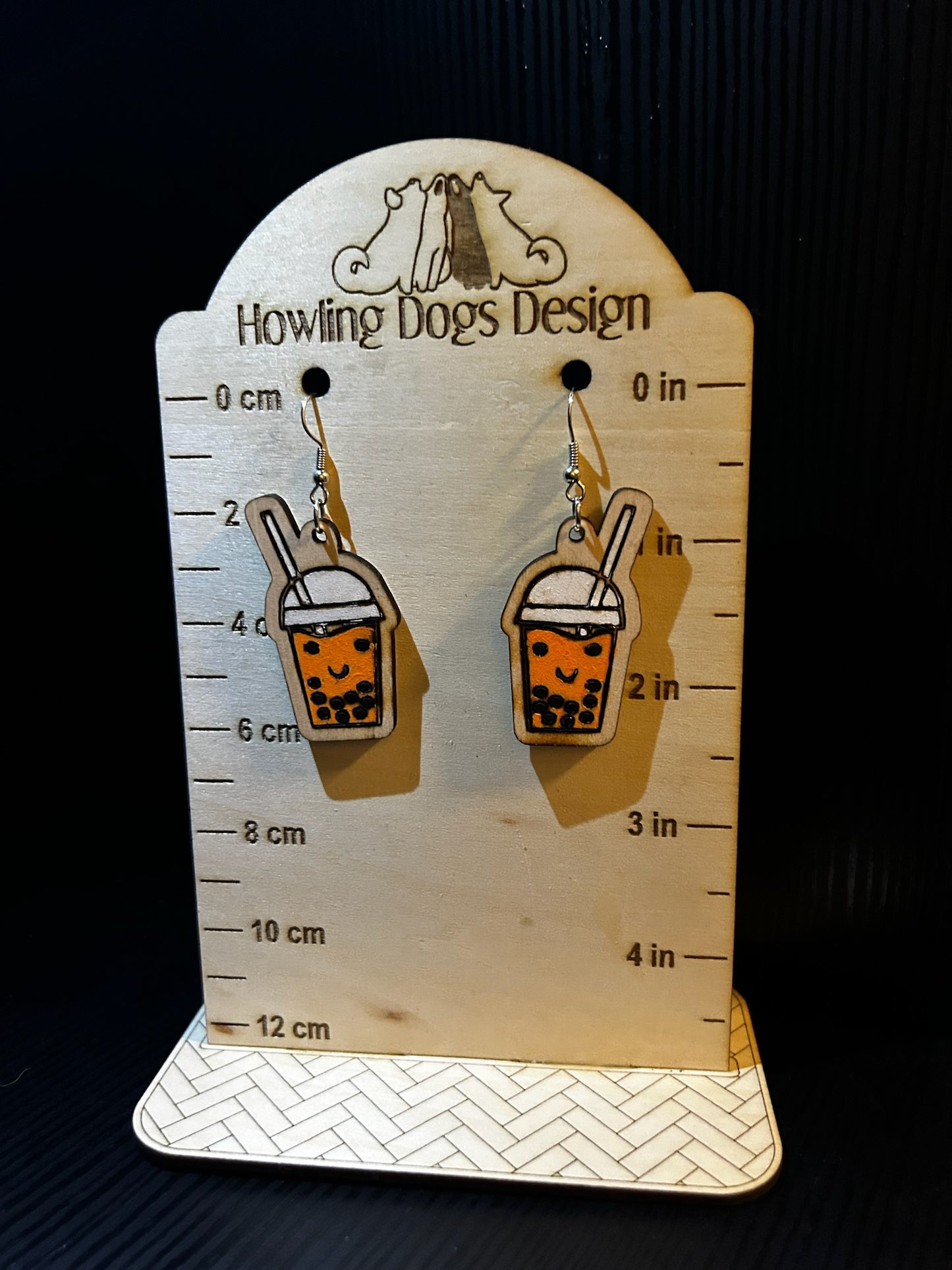 Boba earrings