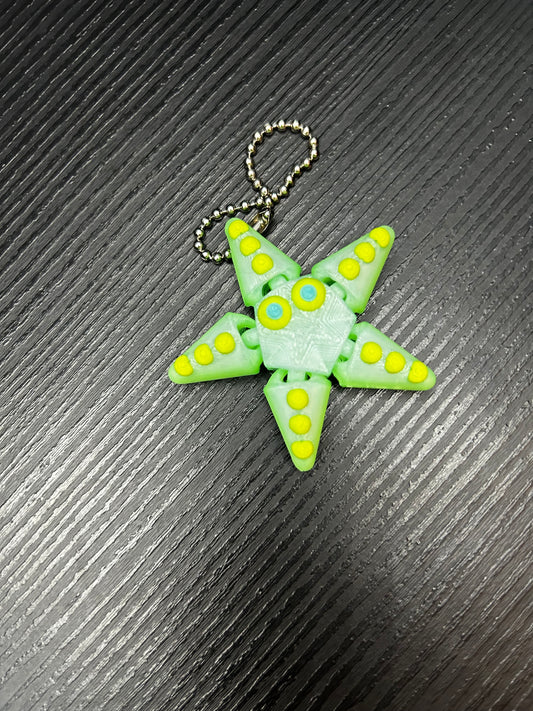 Articulated Starfish Keychain