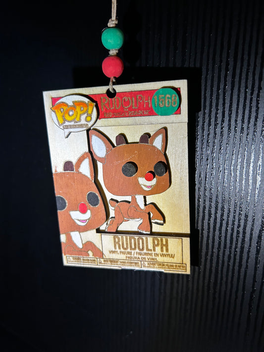Rudolph the red nosed reindeer Pop Ornament