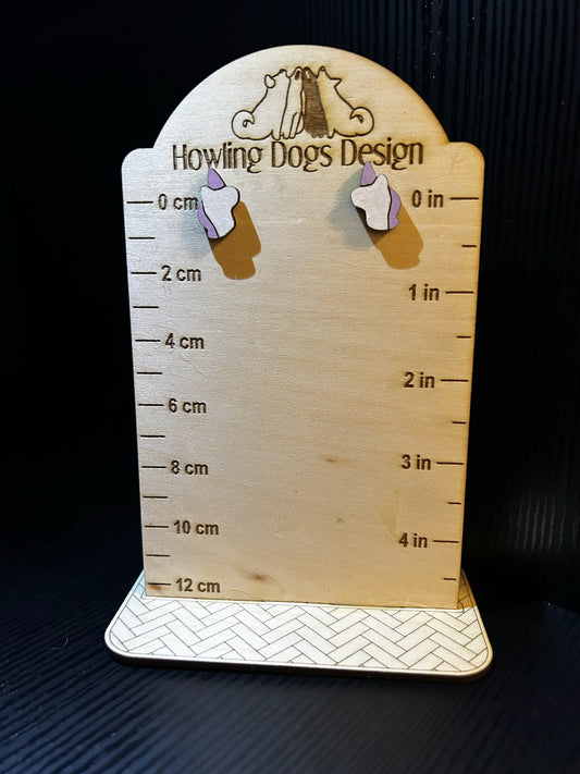 Lucky Charm Marshmallow Unicorn earrings