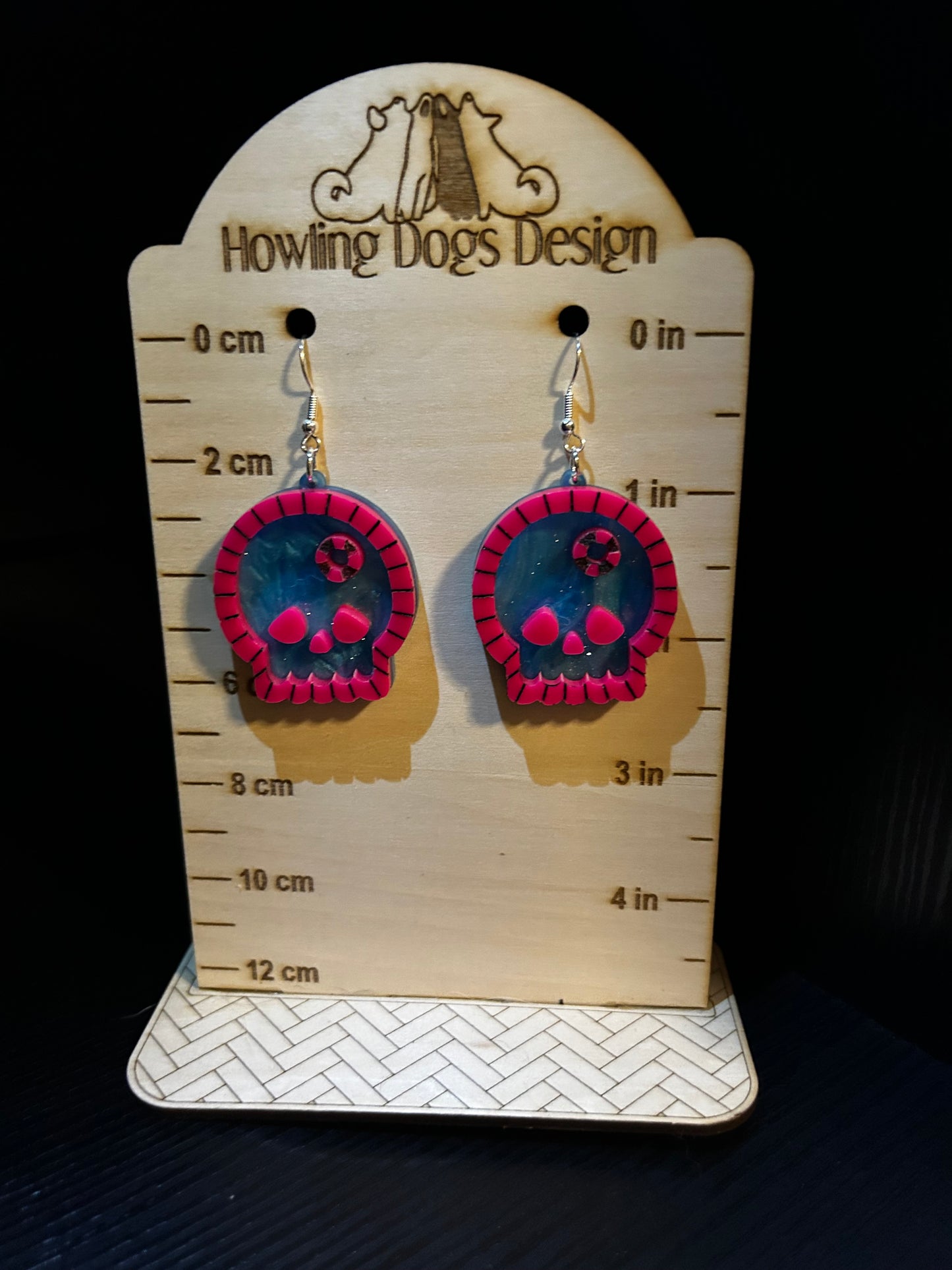 Skull Pool Earrings