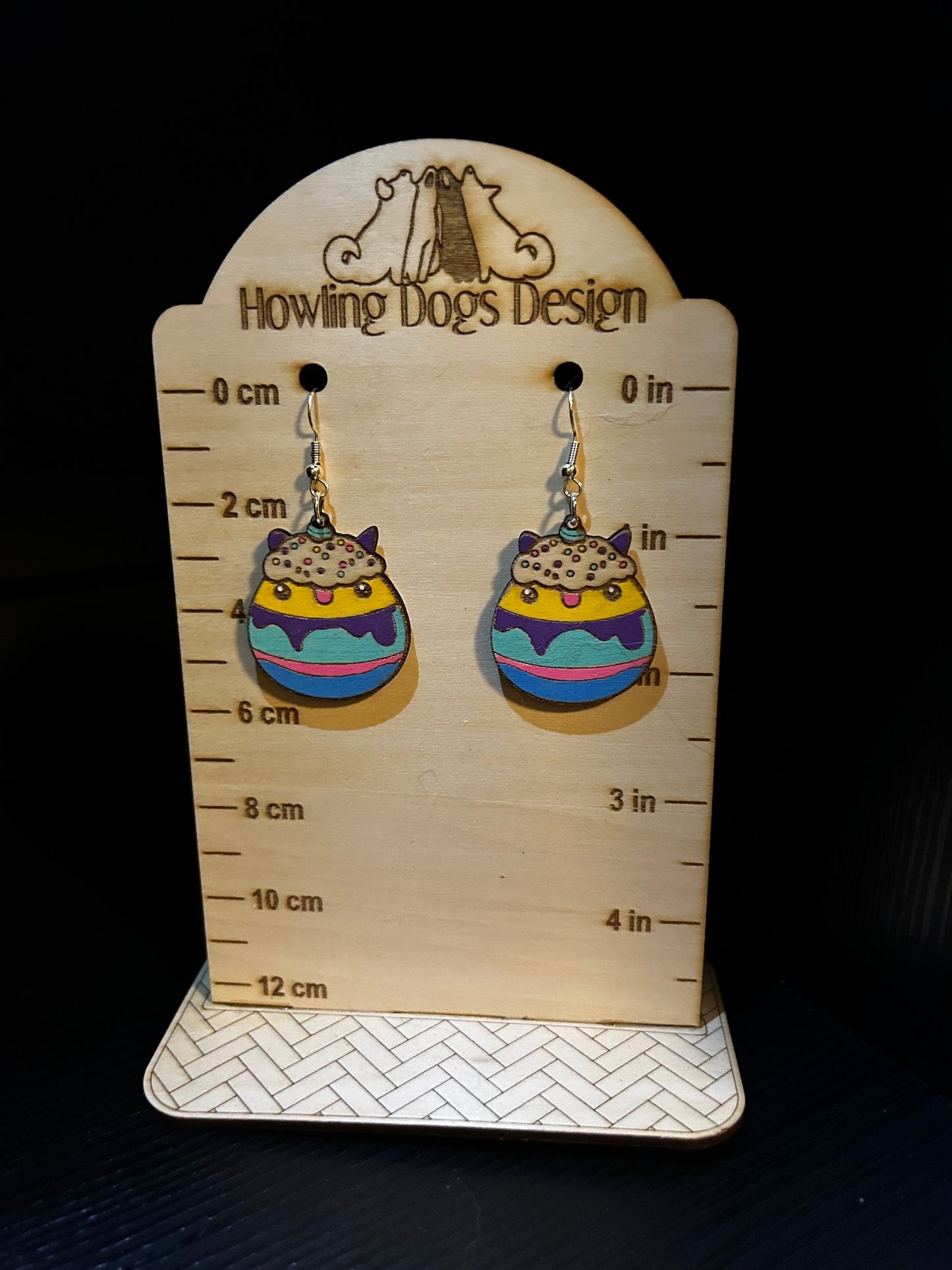 Llama Cake Earrings