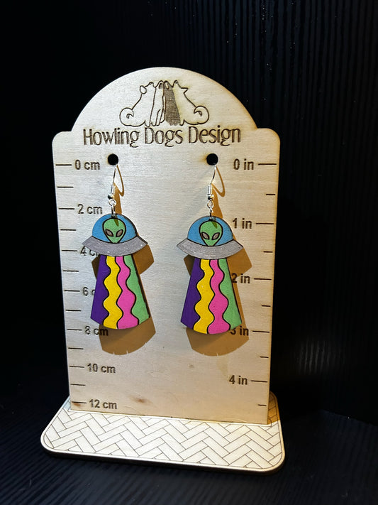 Alien Abduction earrings