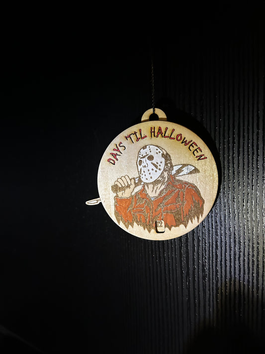 Jason Halloween countdown ornament