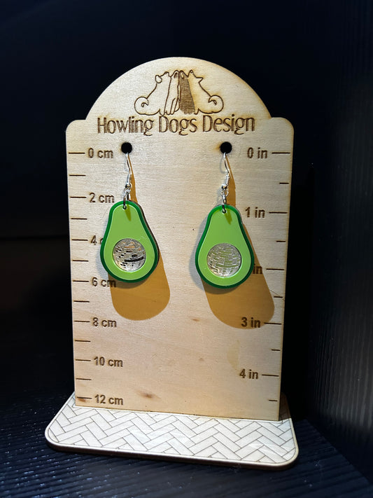 Disco Avocado Earrings