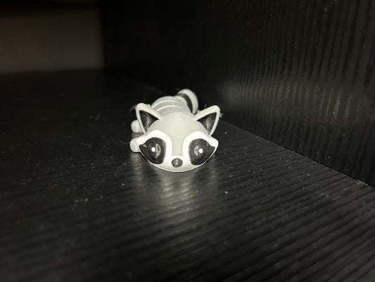 Raccoon keychain or magnet