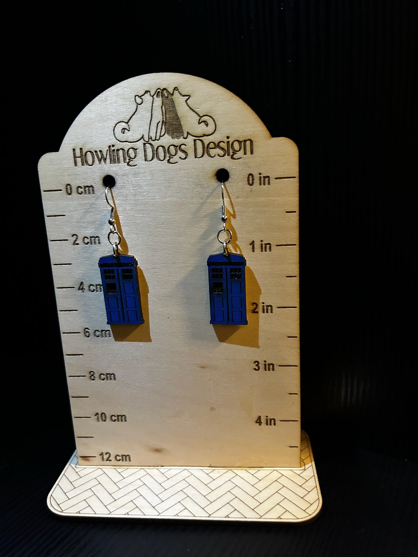 Tardis Earrings