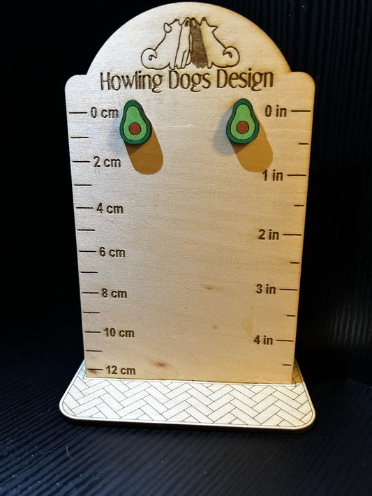 Avocado earrings