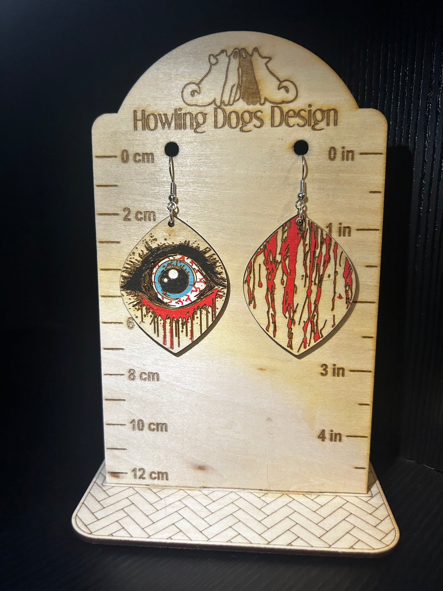 Bloody Eye Earrings