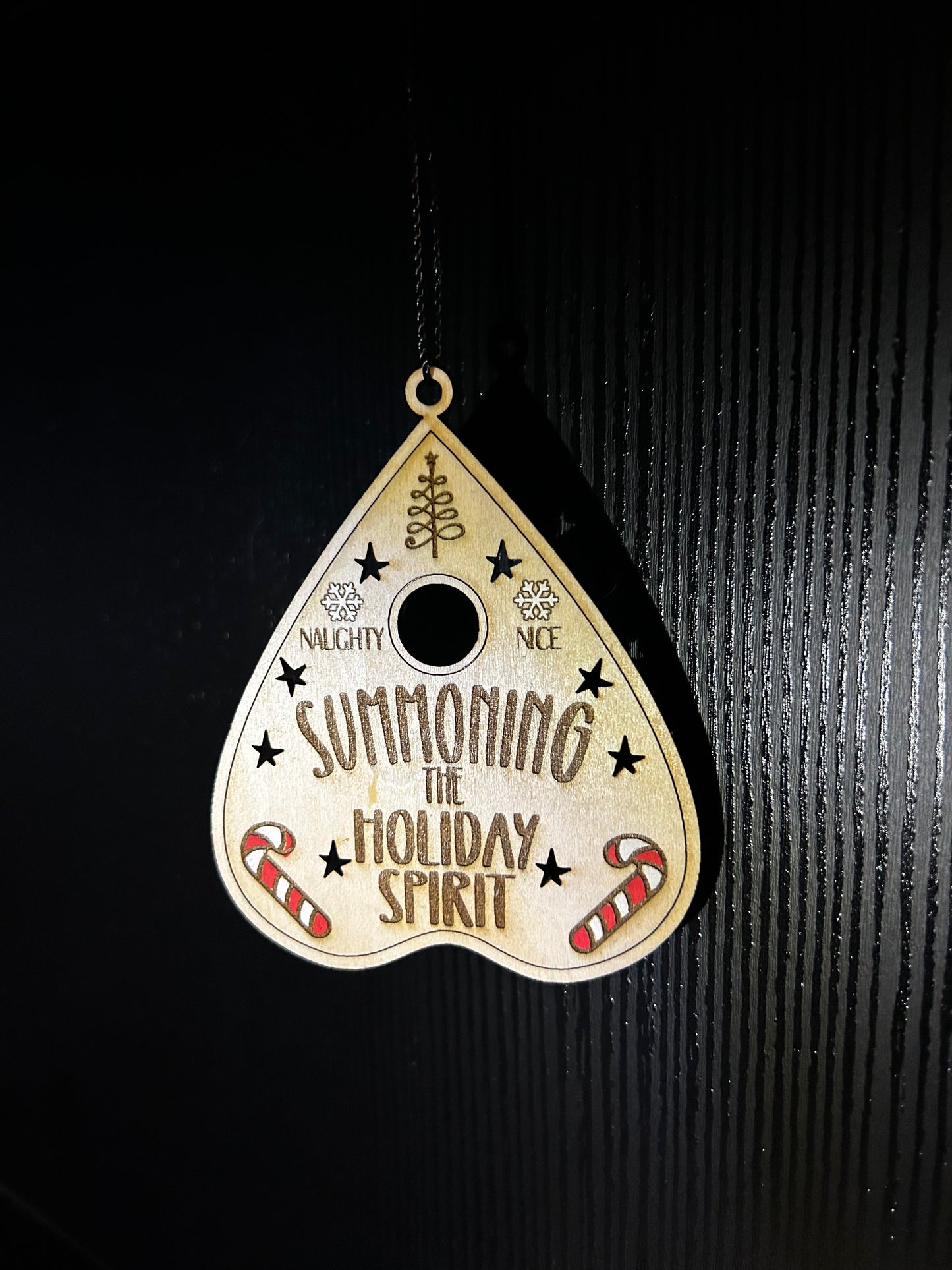 Summoning the Holiday Spirit Planchette Ornament