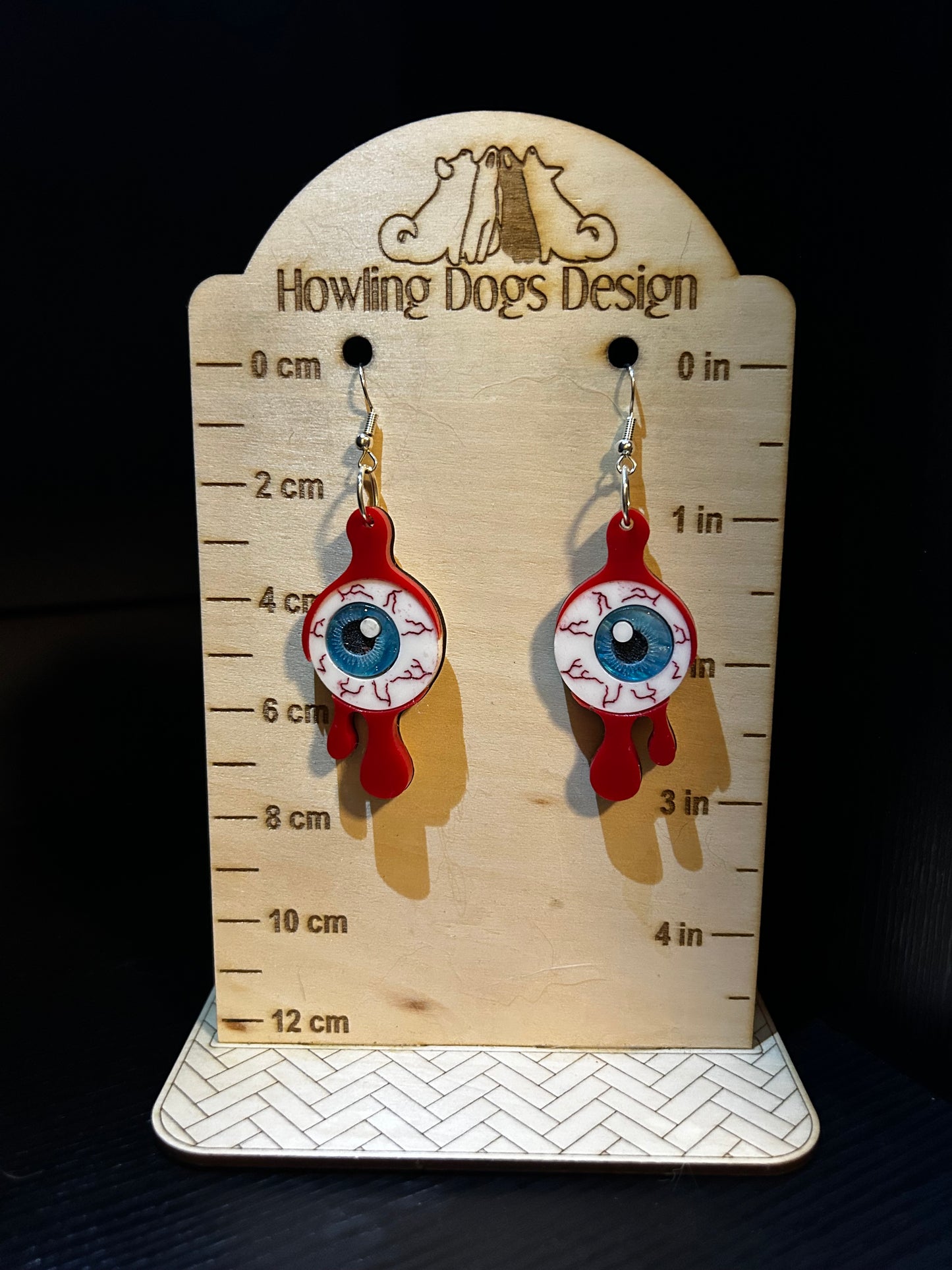 Bloody Eyeball Earrings