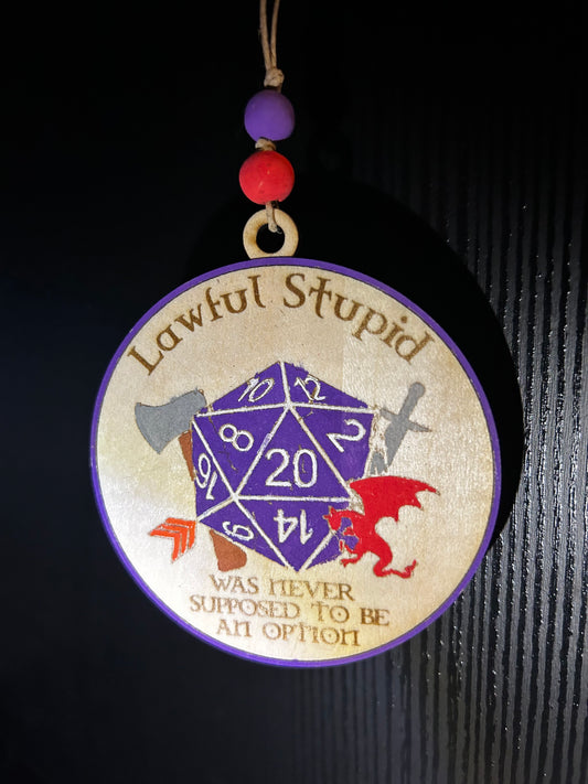 Lawful Stupid ornament