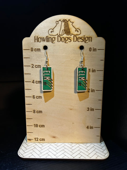 Elm St Sign Earrings