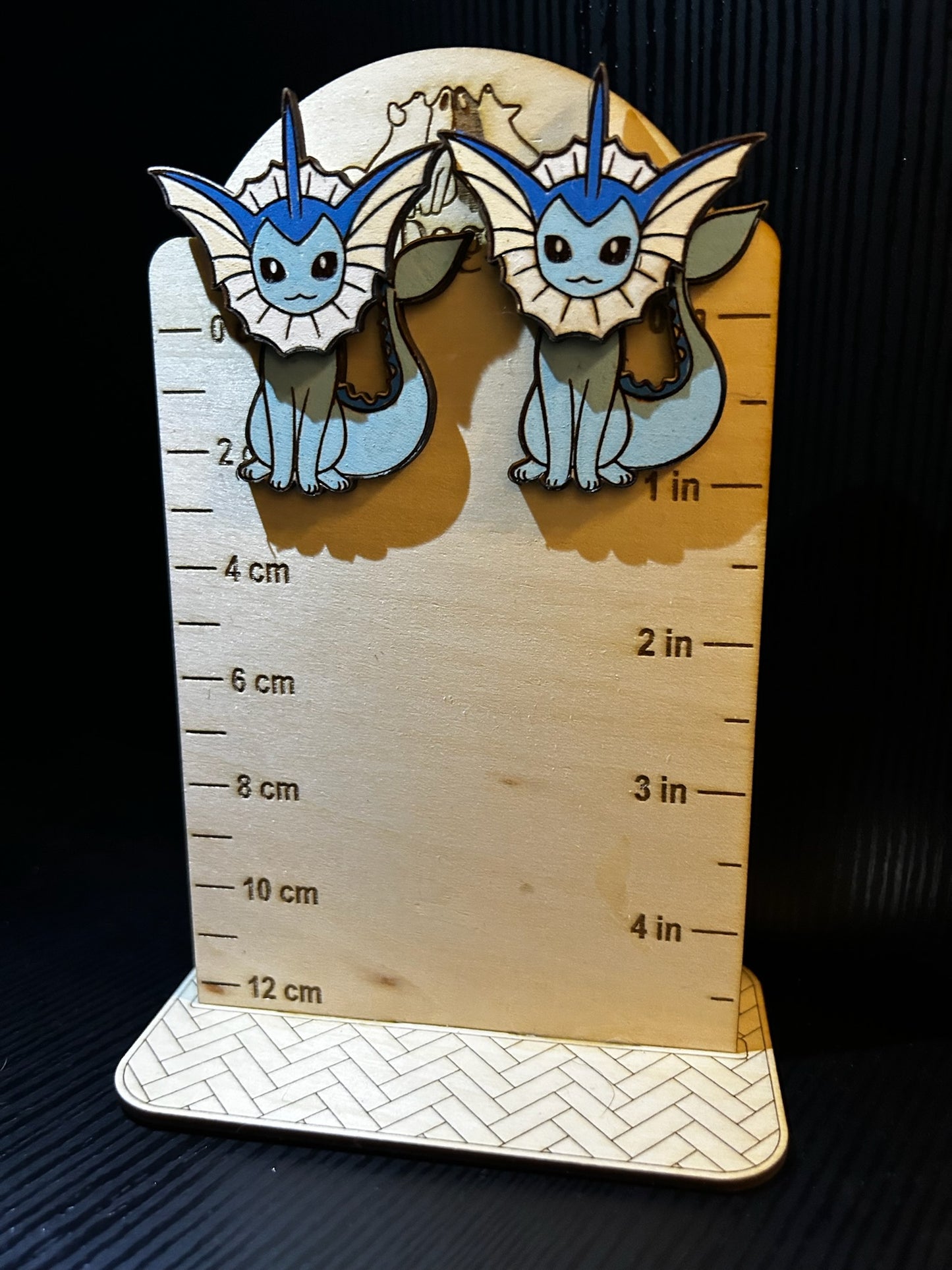 Vaporeon earrings