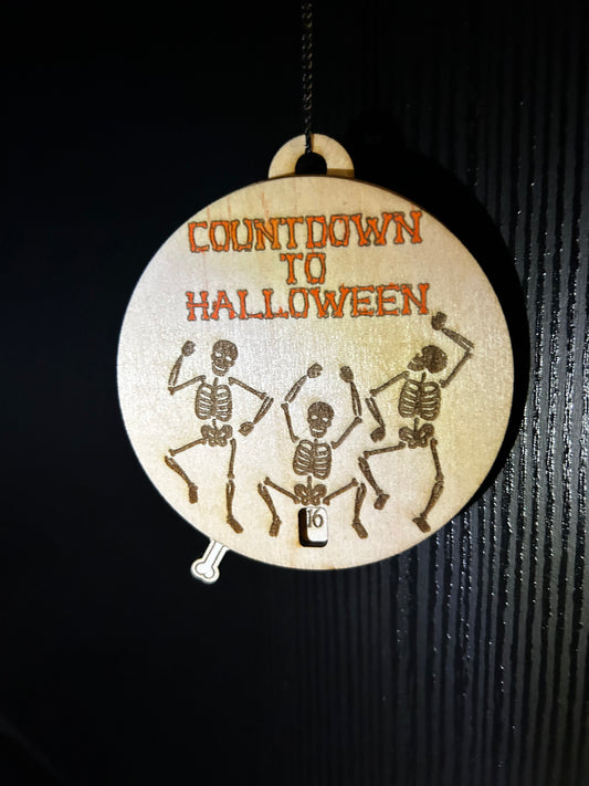 Skeletons countdown to Halloween