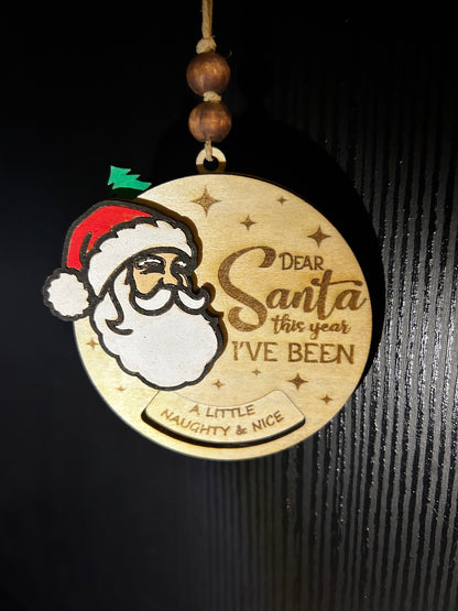 Dear Santa ornament