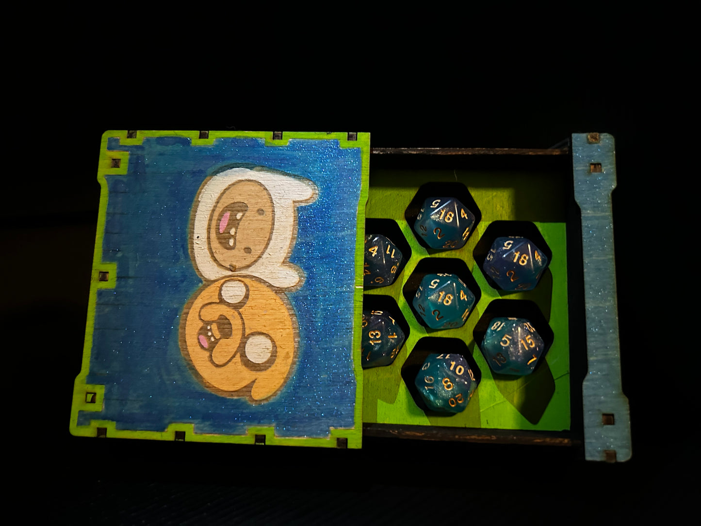 Adventure Time Finn and Jake Dice Box