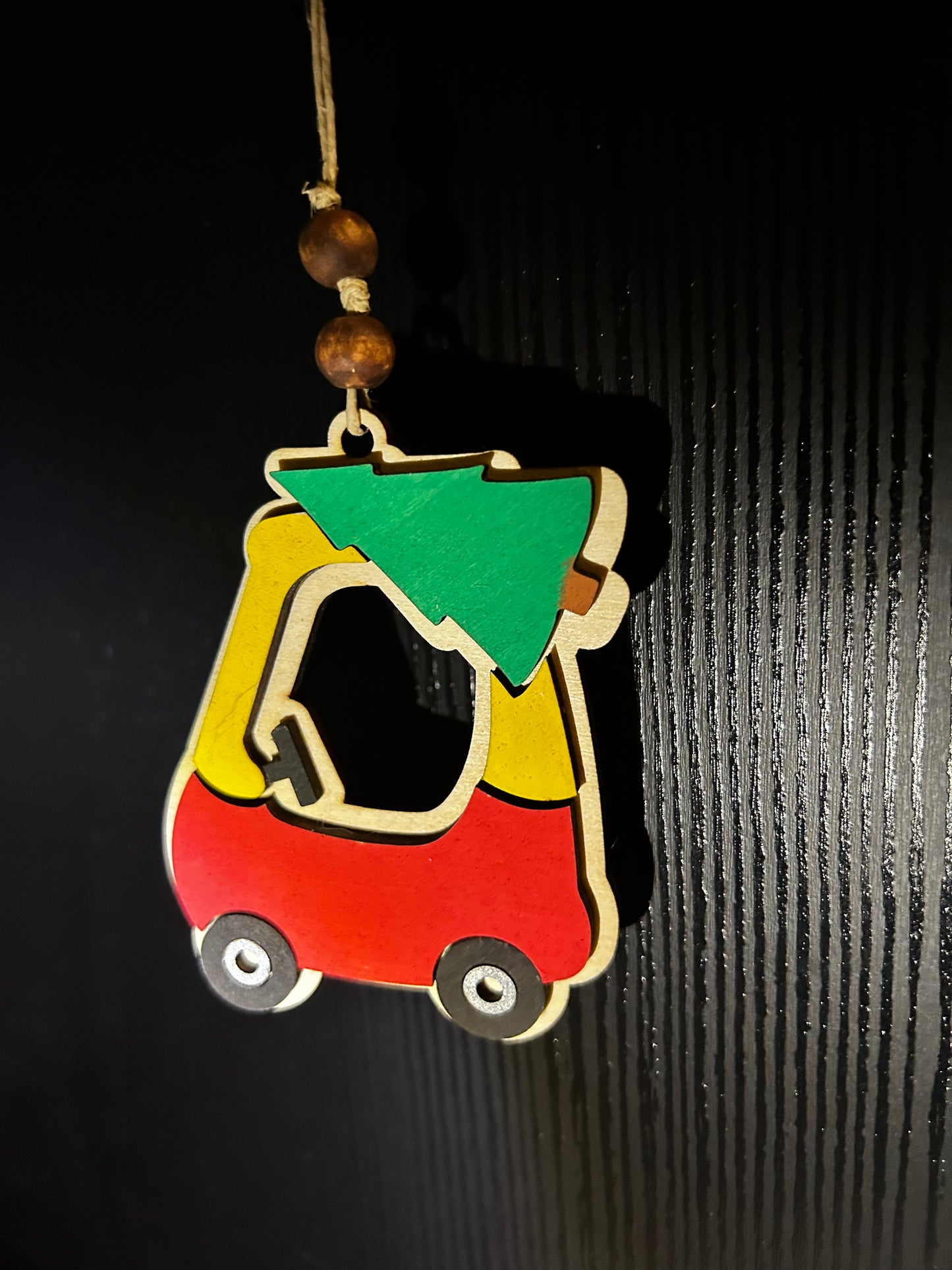 Little red car ornament