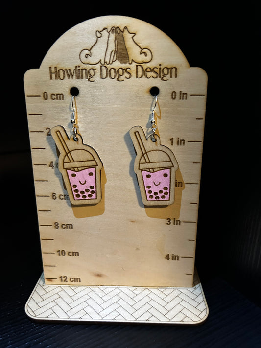 Boba Tea Earrings