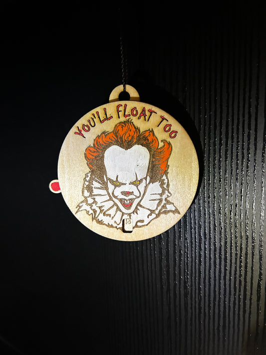 Pennywise Halloween countdown ornament