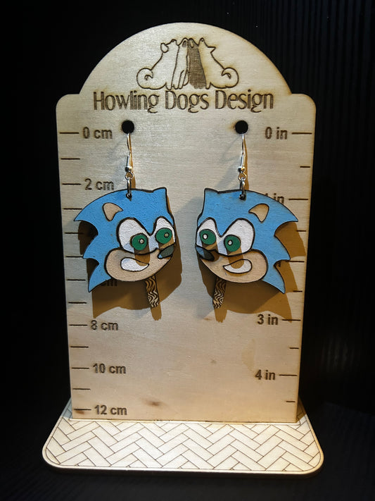 Sonic ice cream pop earrings