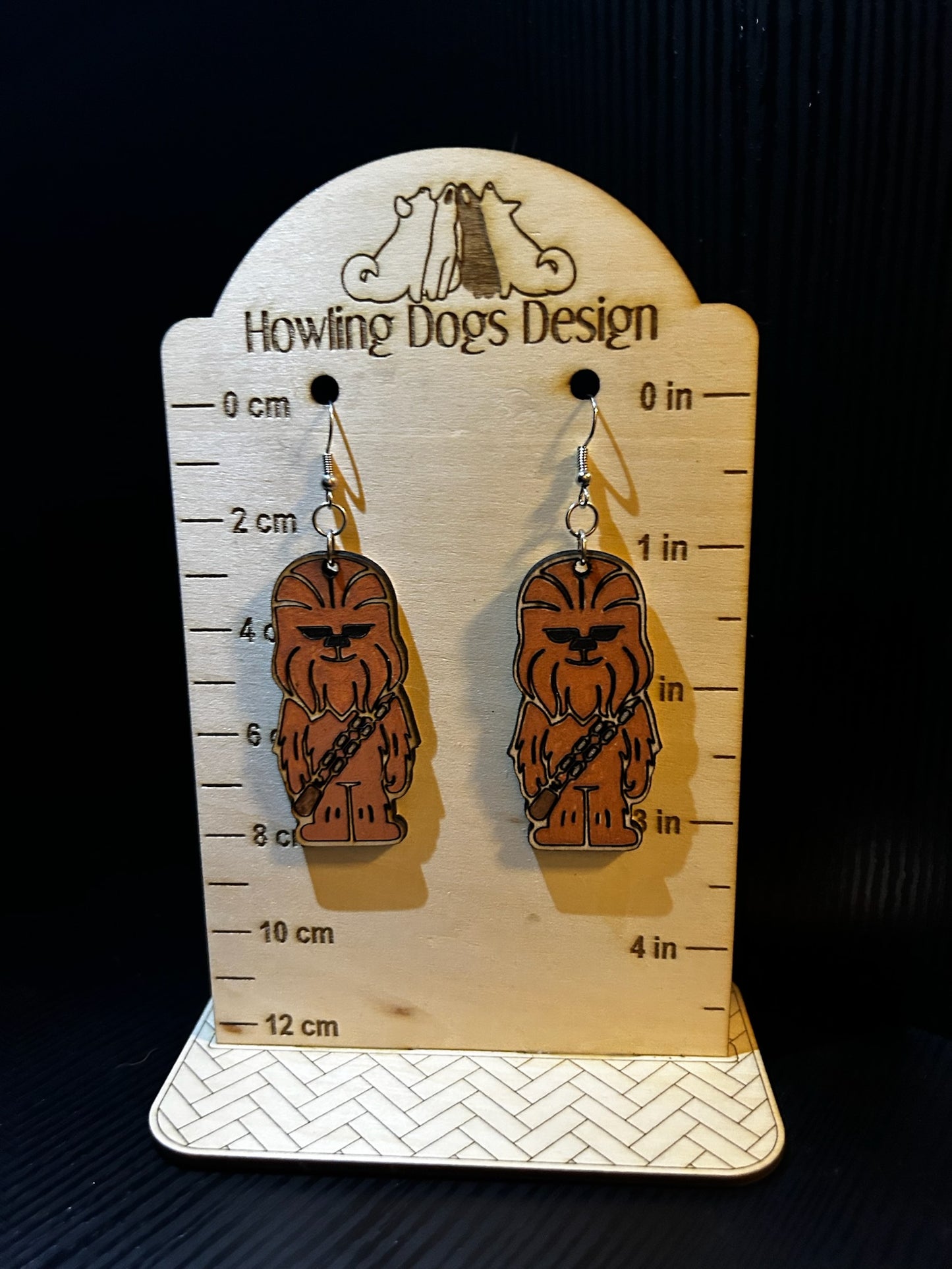 Chewbacca earrings