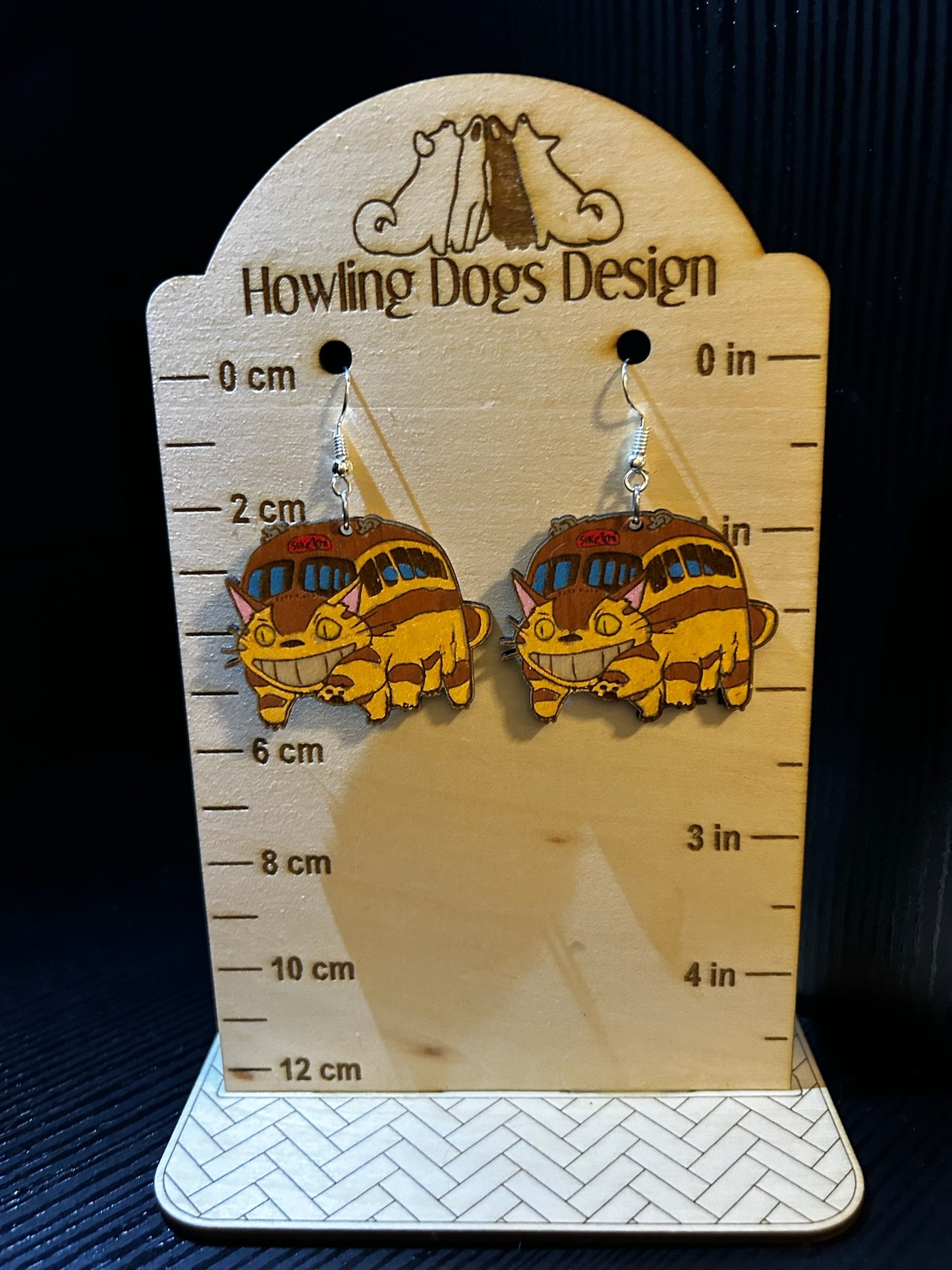 Catbus earrings