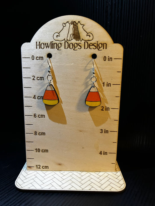 Candy corn earrings